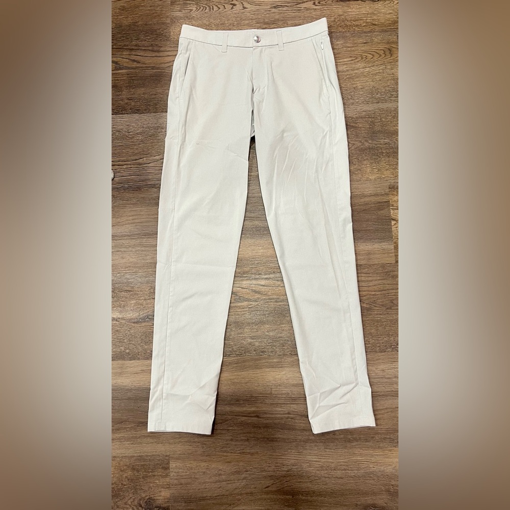 Men's Grey Lululemon Dress Pants - Medium